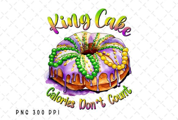 Bringing the Party to Your Projects: The King Cake Mardi Gras Sublimation PNG