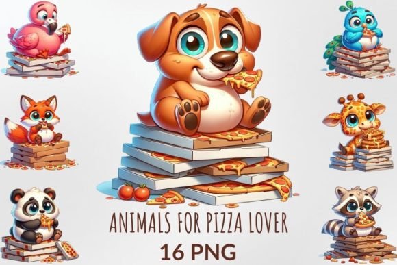Cute Animals for Pizza Lover Sublimation: A Designer's Guide