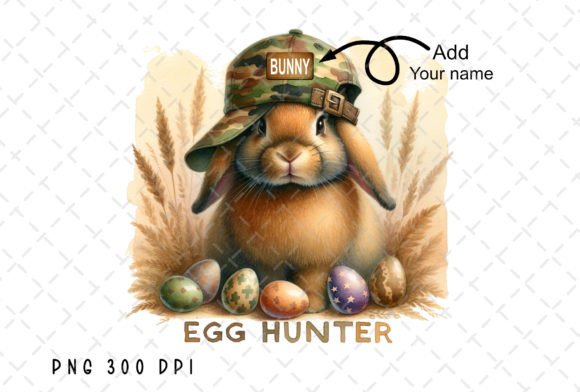 Easter Bunny Camo Hat Egg Hunter PNG: A Creative Twist for Your Projects