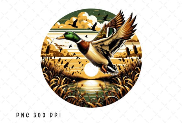 Flying Mallard Duck Hunting PNG: A Designer's Guide