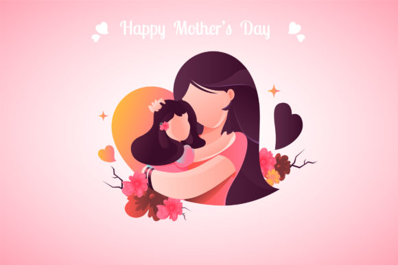 Happy Mother's Day Illustration: A Timeless Design Asset