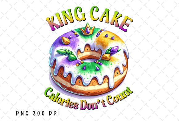Mardi Gras King Cake Sublimation PNG: Your Ticket to Festive Designs