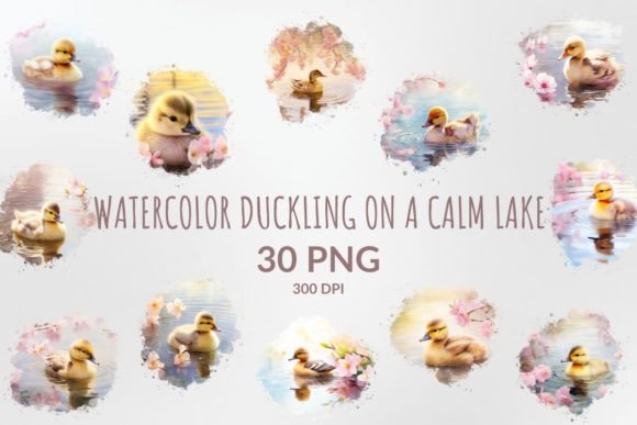 Serene Design: Using the Duckling on a Calm Lake Sublimation Collection