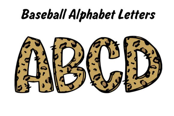 Unleash Your Brand's Wild Side with Leopard Doodle Alphabet