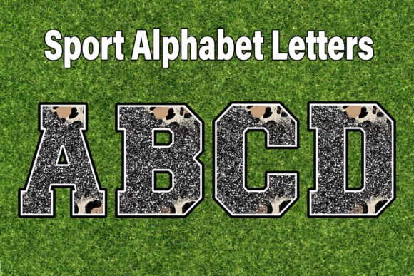 Unleash Your Wild Side: Sport Black Leopard Alphabets Numbers for Bold Designs